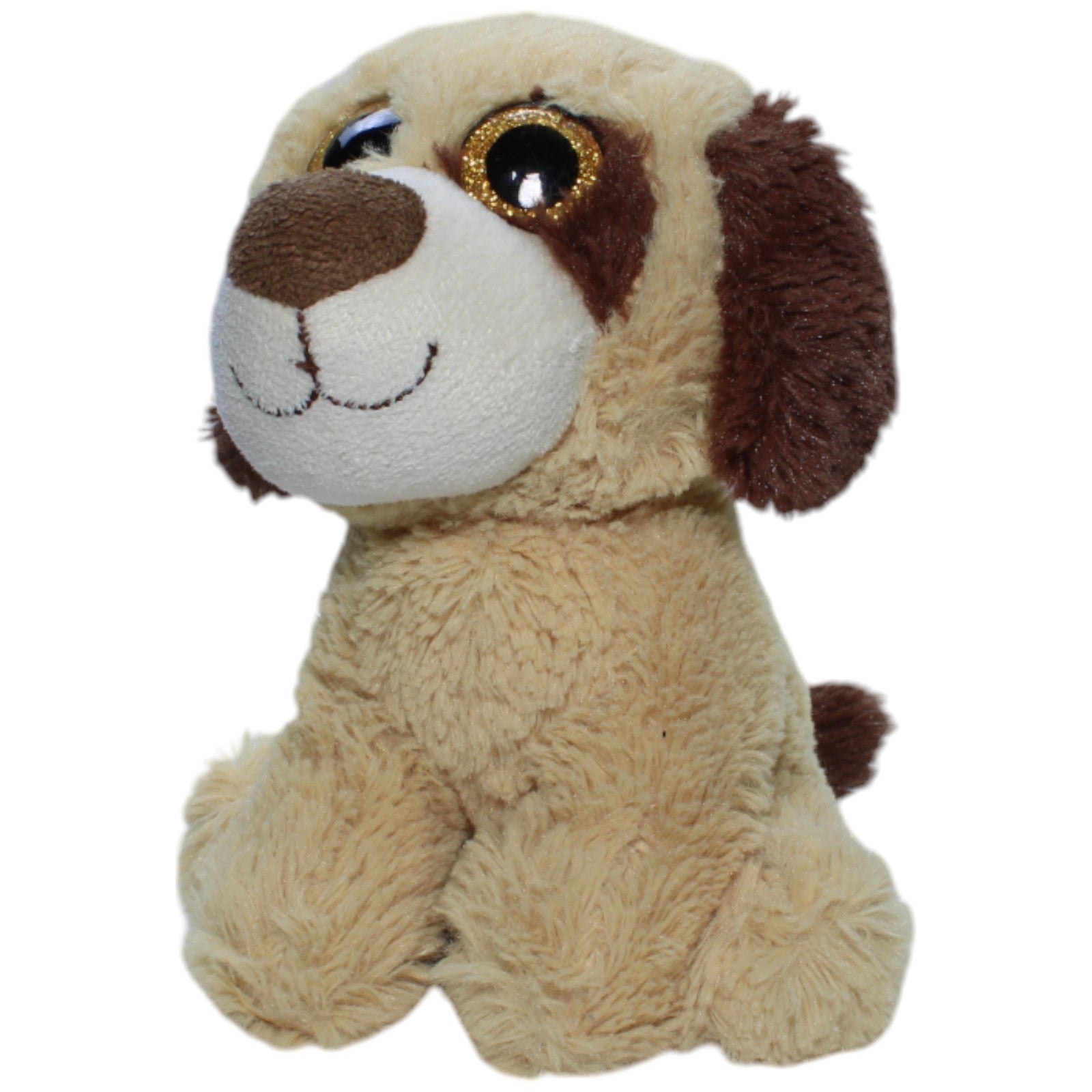Süßer hellbrauner Hund Kuscheltier