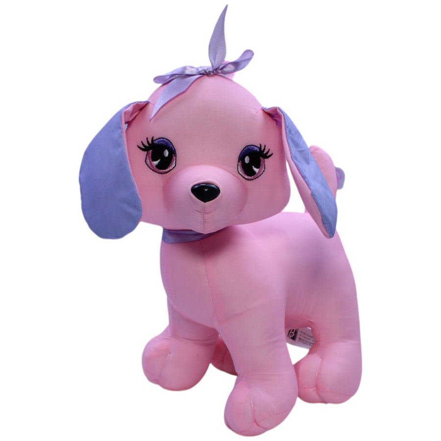 Barbie, rosa Pudel mit blauer Schleife