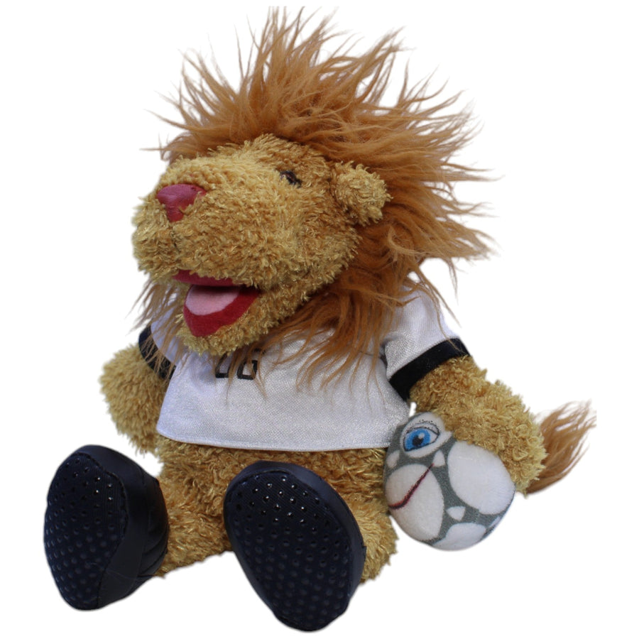 FIFA WM 2006 Maskottchen, Löwe Goleo mit Ball