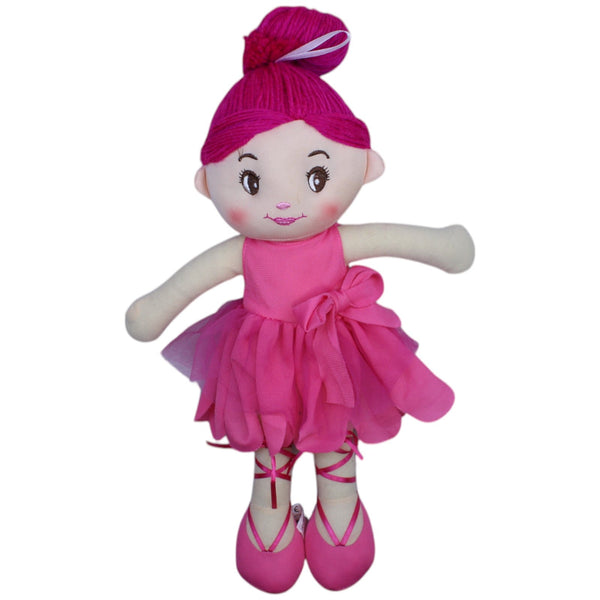 Süße Ballerina mit pinkem Kleid