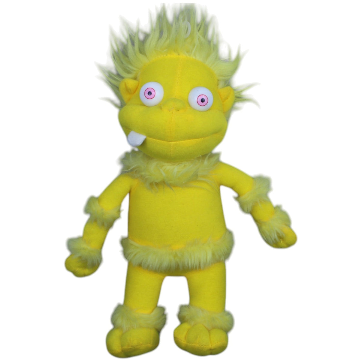123000011758 Famosa Los Lunnis City Chix, gelbe Figur Kuscheltier Kumpel Leo Gebraucht Vintage