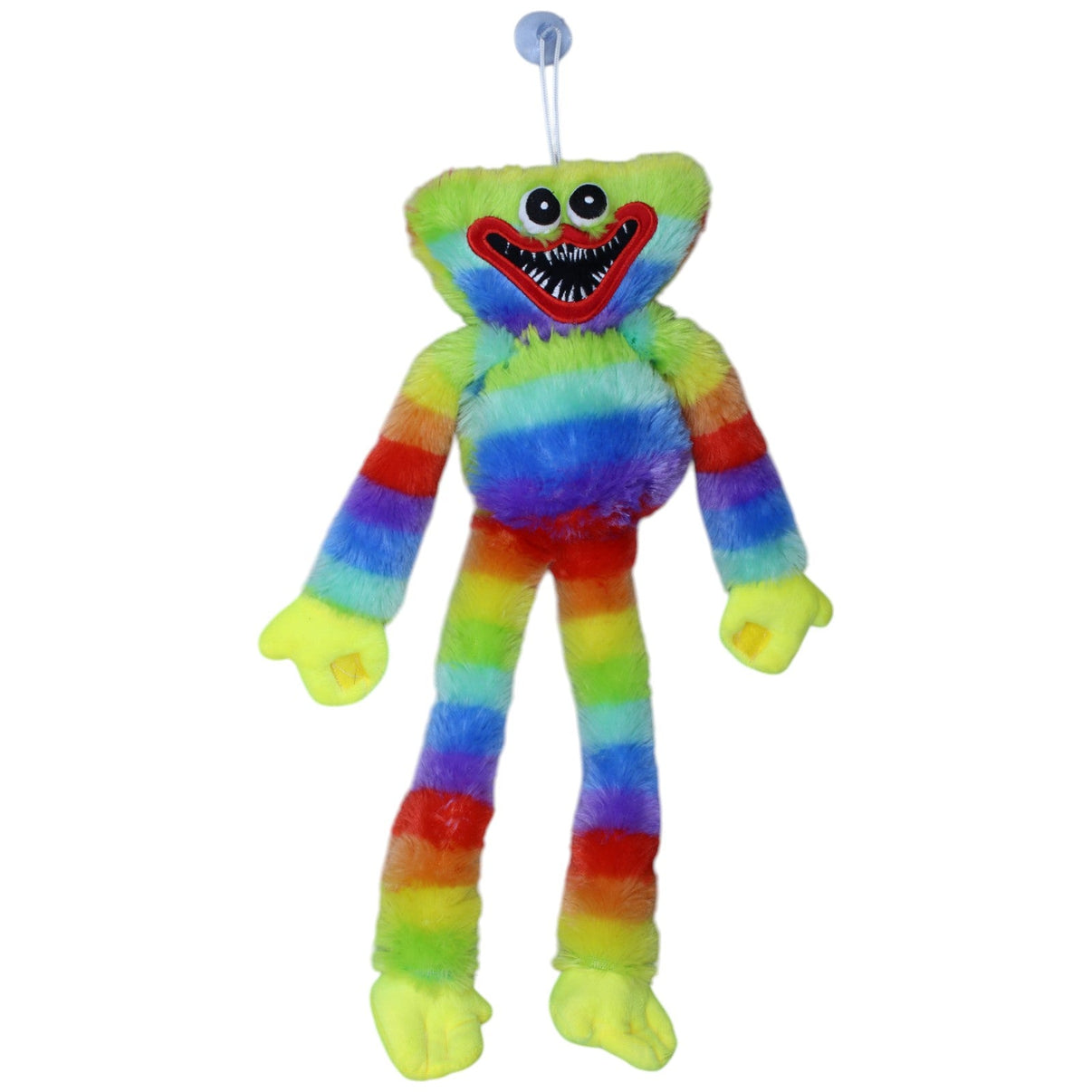 123000011794 Unbekannt XL Schlenker Regenbogen - Monster mit Saugnapf aus Videospiel Plüschfigur Kumpel Leo Gebraucht
