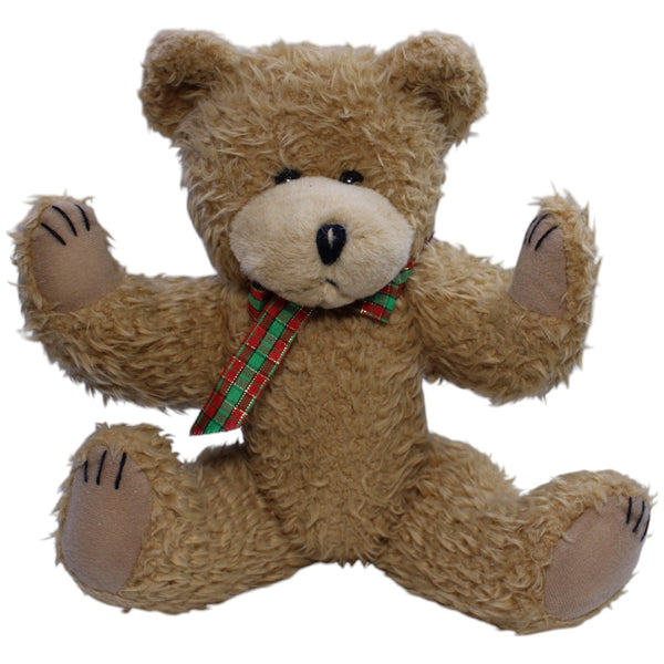 Großer Teddybär mit Schleife, beweglichen Armen & Beinen
