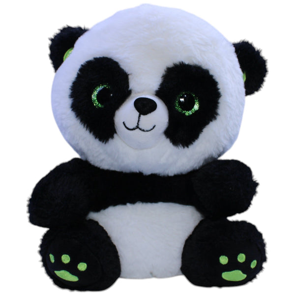 Süßer Panda mit Glubschaugen, sitzend