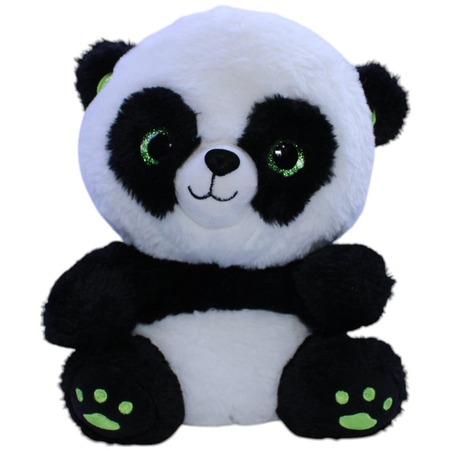 Süßer Panda mit Glubschaugen, sitzend