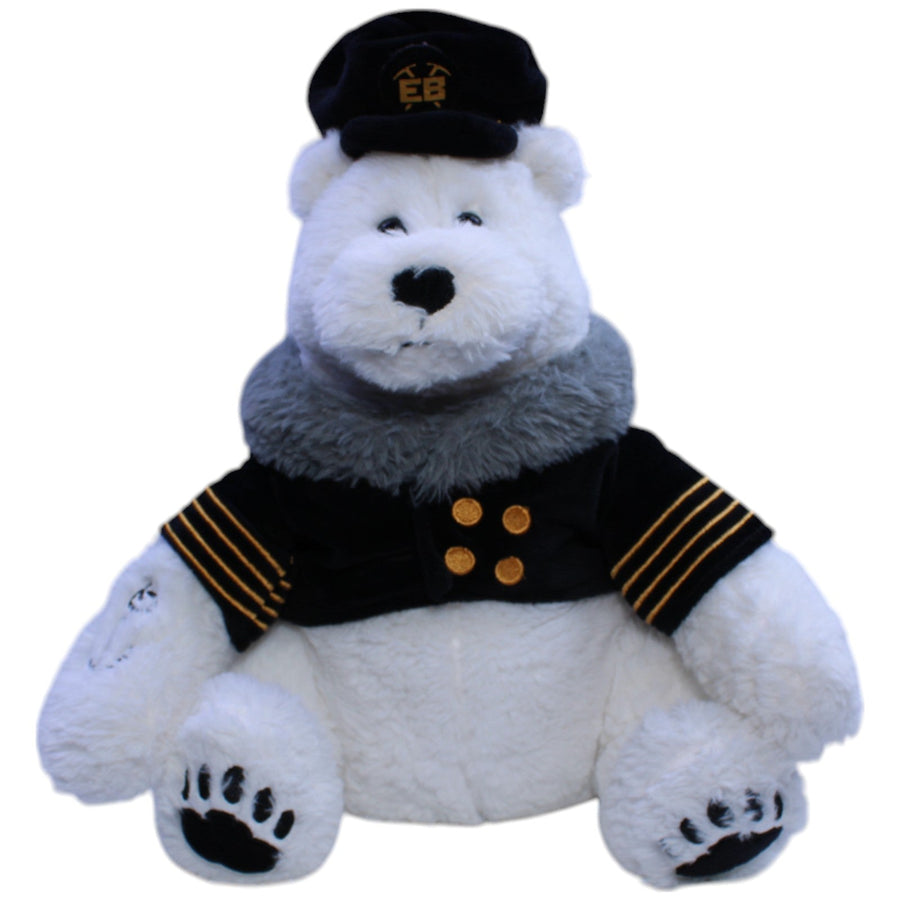 Eisbär "Nordbärt" in Uniform & Mütze