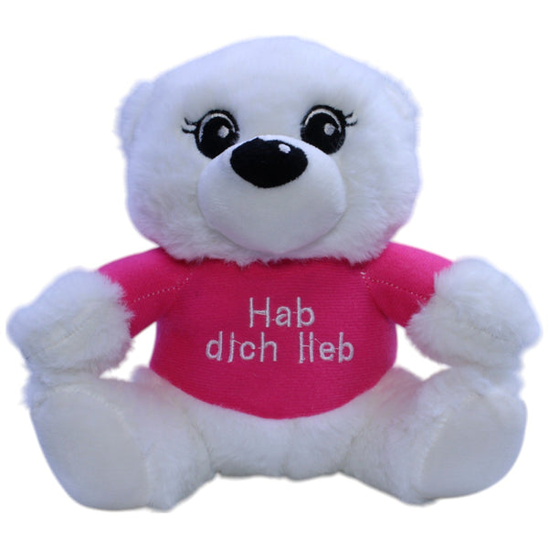 Süße weiße Bärin "Hab dich lieb"