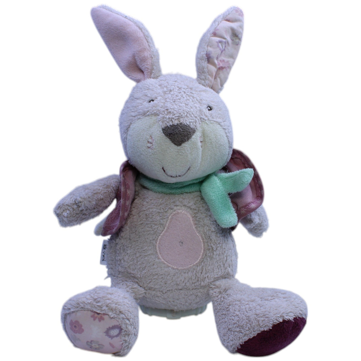 123000012855 Topomini Hase mit rosa Jacke Spieluhr Kumpel Leo Ernsting's family Gebraucht