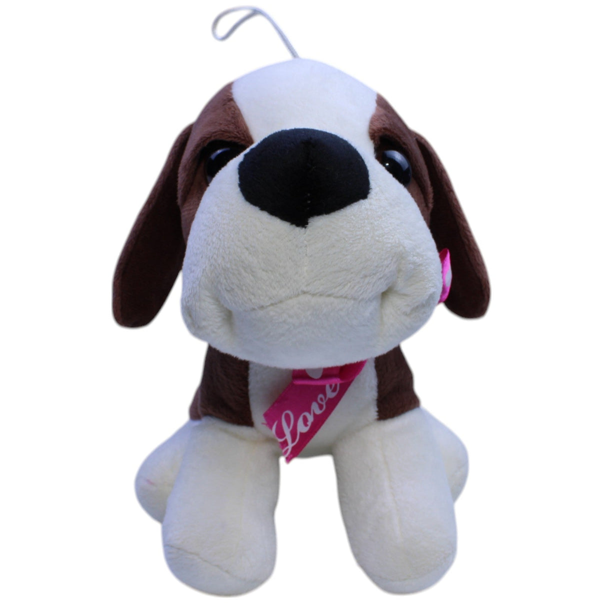 123000012897 La Pelucheria Süßer Hund mit Schleife "I Love You" Kuscheltier Kumpel Leo Gebraucht