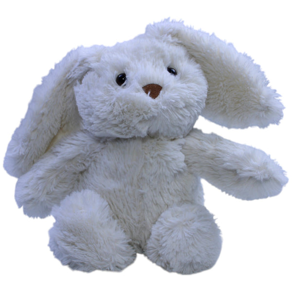 Süßer Hase mit langen Ohren, weiß