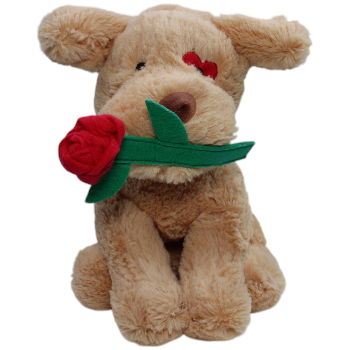 123000012944 Sunkid Süßer Hund mit Rose Kuscheltier Kumpel Leo Gebraucht Hund