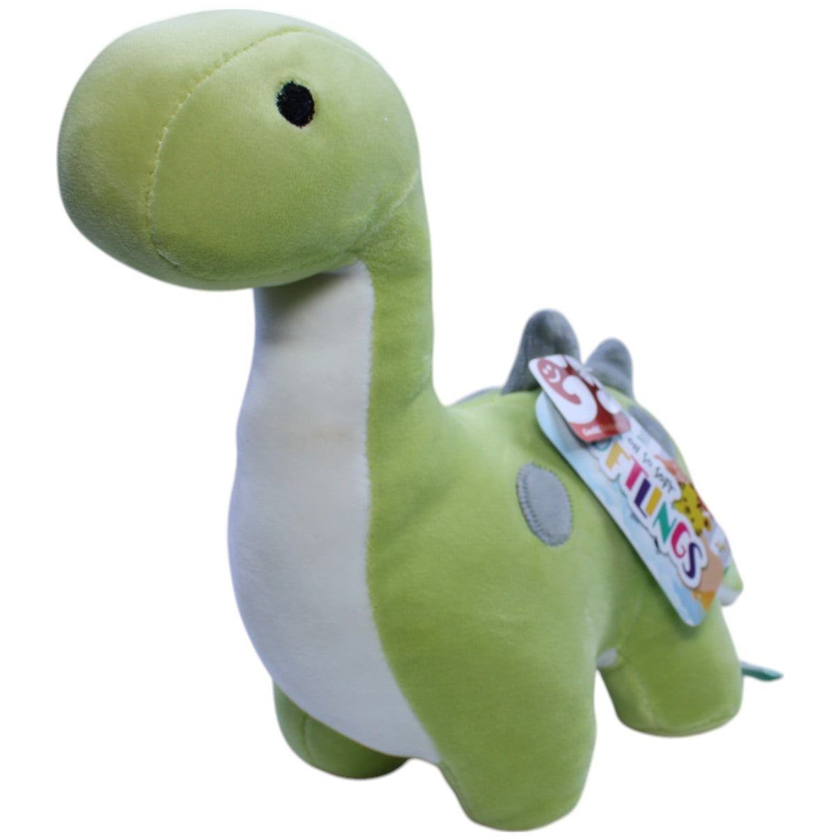 123000012995 PMS Squishy Softlings, süßer Brachiosaurus Kuscheltier Kumpel Leo Dino Dinosaurier neu