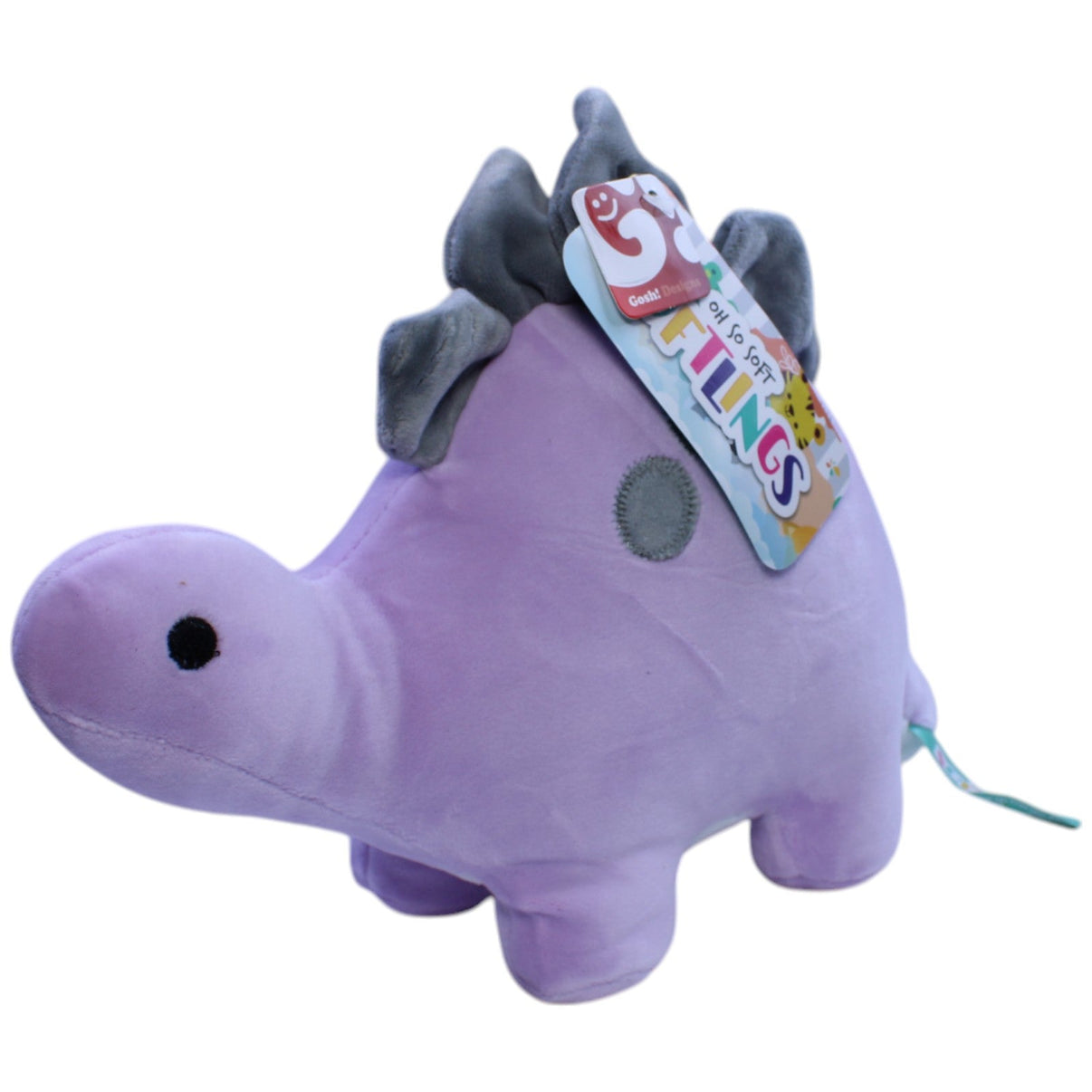 123000012996 PMS Squishy Softlings, süßer Stegosaurus Kuscheltier Kumpel Leo Dino Dinosaurier neu