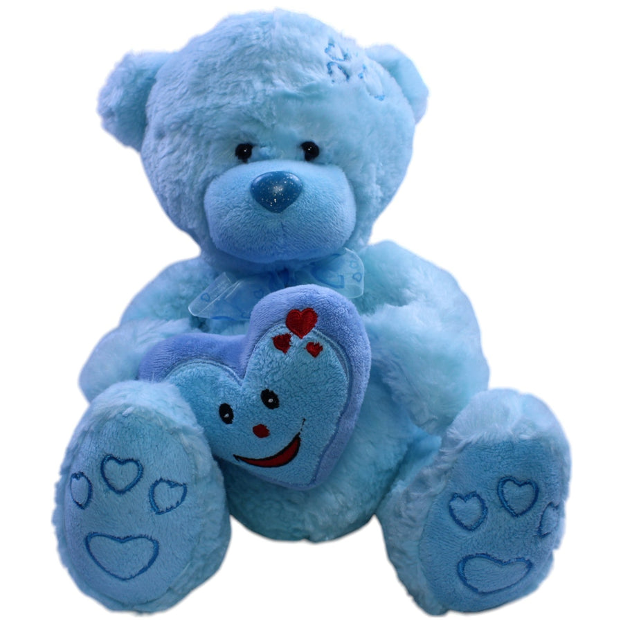 Süßer blauer Teddybär mit Herz
