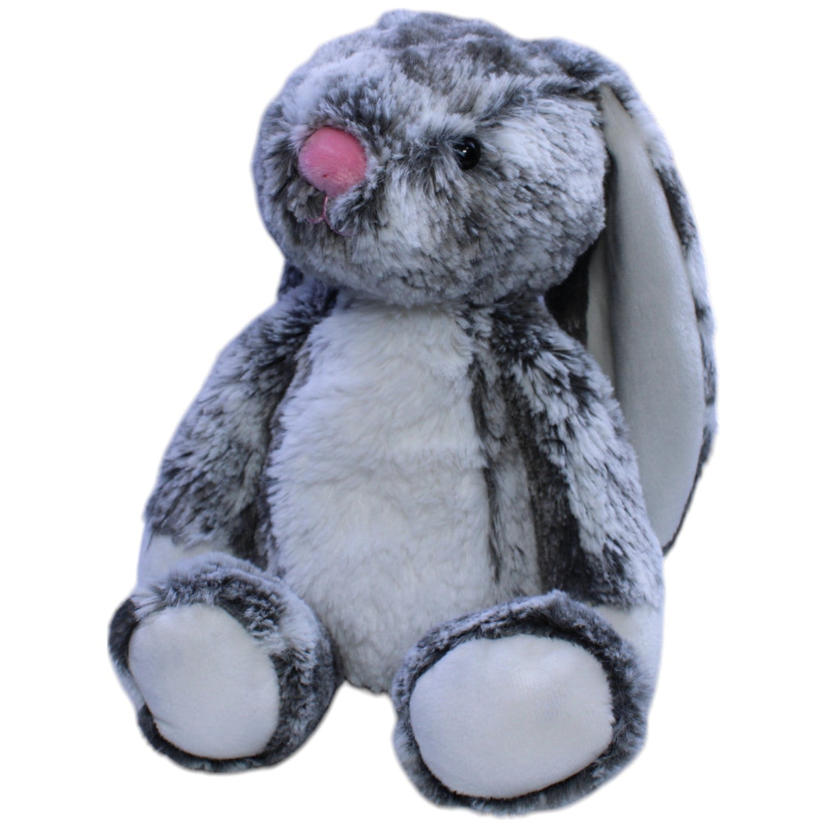 123000013070 Galeria Weicher grauer Hase mit langen Ohren Kuscheltier Kumpel Leo Gebraucht
