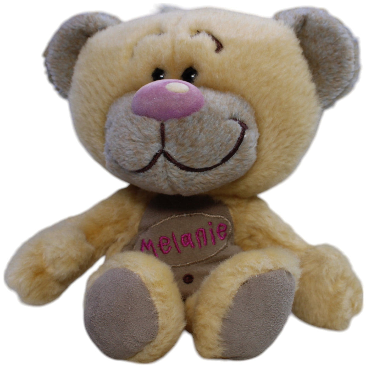 123000013136 Depesche Teddybär Pimboli mit Namen "Melanie" Kuscheltier Kumpel Leo Diddl Gebraucht Teddy