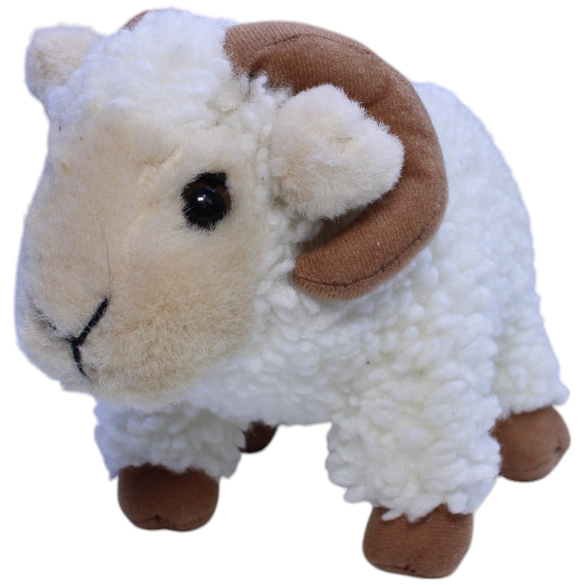 123000013160 PMS Süßes Schaf mit Hörnern Kuscheltier Kumpel Leo Gebraucht
