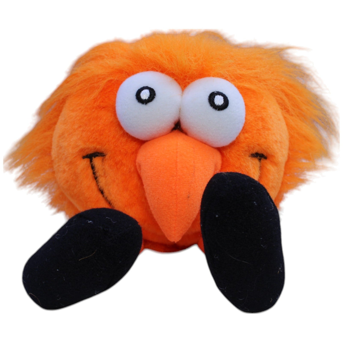123000013171 Unbekannt Oranges Monster mit Sound Plüschfigur Kumpel Leo Gebraucht
