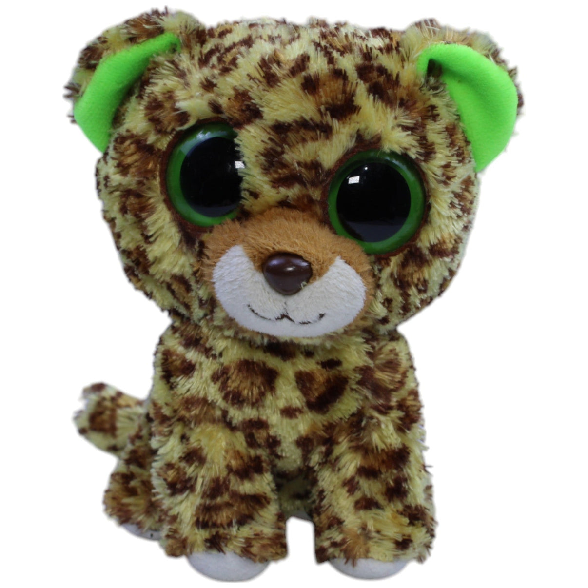 123000013253 TY Beanie Boo, Leopard Speckles Kuscheltier Kumpel Leo Gebraucht Raubkatze