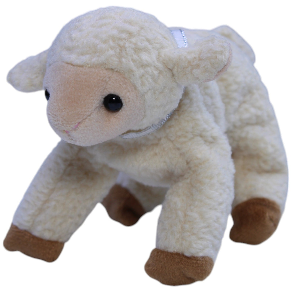 123000013264 TY Beanie Baby, Mini Lamm Ewey Kuscheltier Kumpel Leo Gebraucht Lamm Vintage