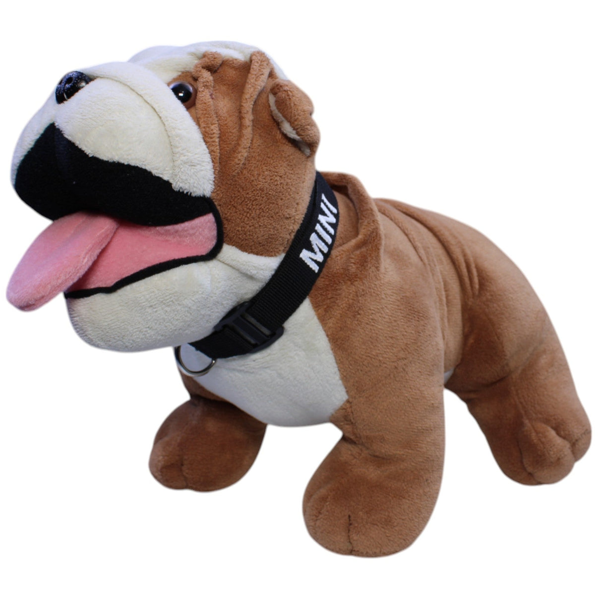 123000013298 BMW Mini (Auto) Mops mit Halsband Kuscheltier Kumpel Leo Gebraucht Hund