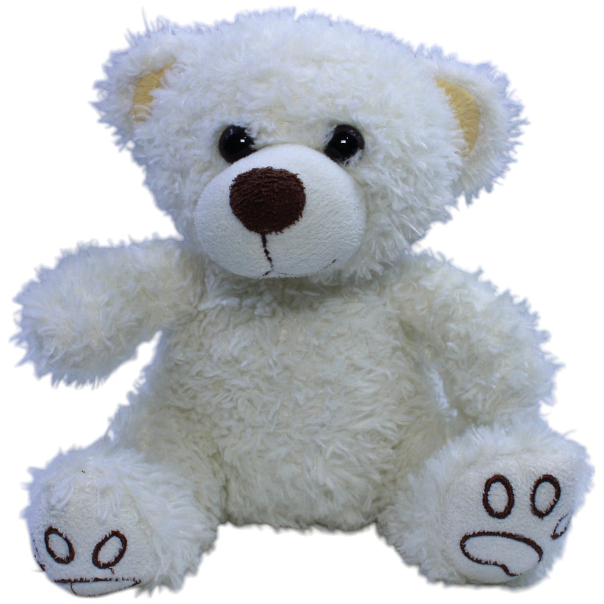 123000013334 Sunkid Weißer Teddybär, weiß Kuscheltier Kumpel Leo Gebraucht Teddy Teddybär
