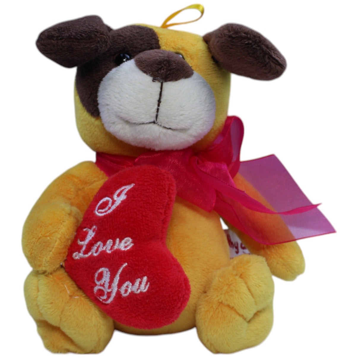 123000013341 Hanya Toys Hund mit Herz "I Love You" Kuscheltier Kumpel Leo Gebraucht Hund