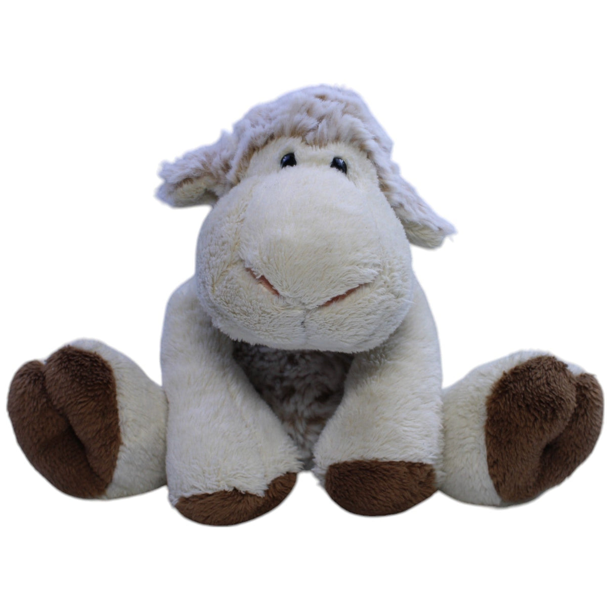 123000013346 Bob der Bär Süßes Lamm mit grauem Fell Kuscheltier Kumpel Leo Gebraucht Schaf