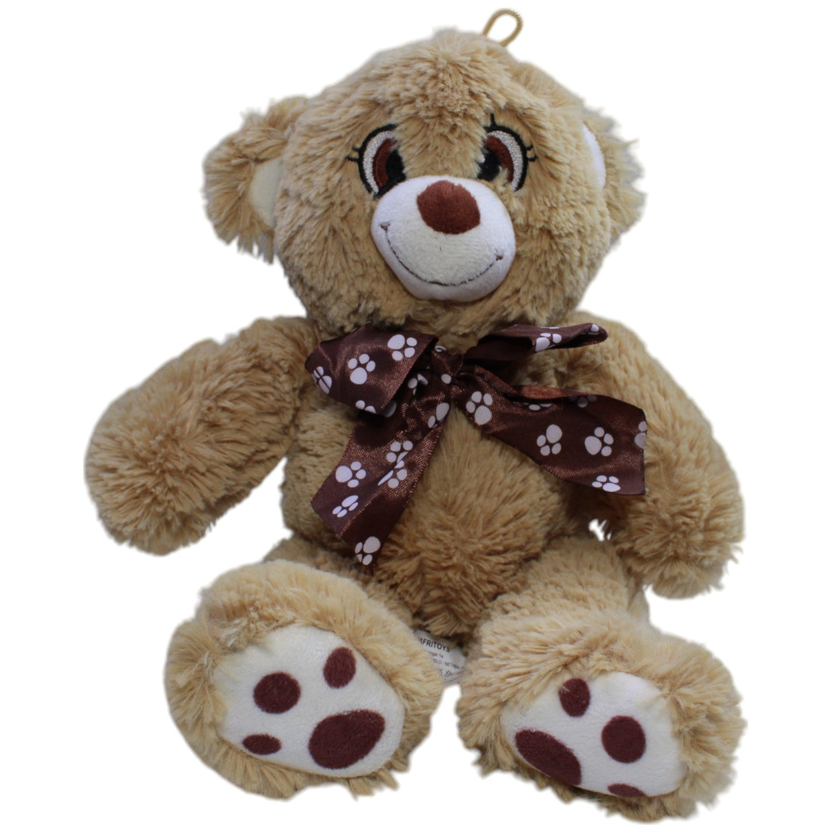 123000013352 Jafri Toys Großer Teddybär mit Pfoten Abdruck Schleife Kuscheltier Kumpel Leo Gebraucht Teddy Teddybär