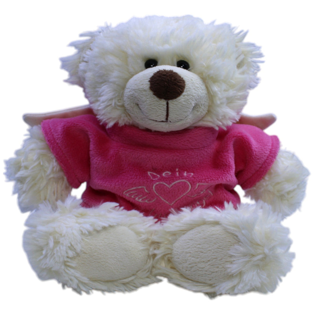 123000013355 Morgenroth Bär mit Flügeln "Dein Schutzengel", pink Kuscheltier Kumpel Leo Gebraucht