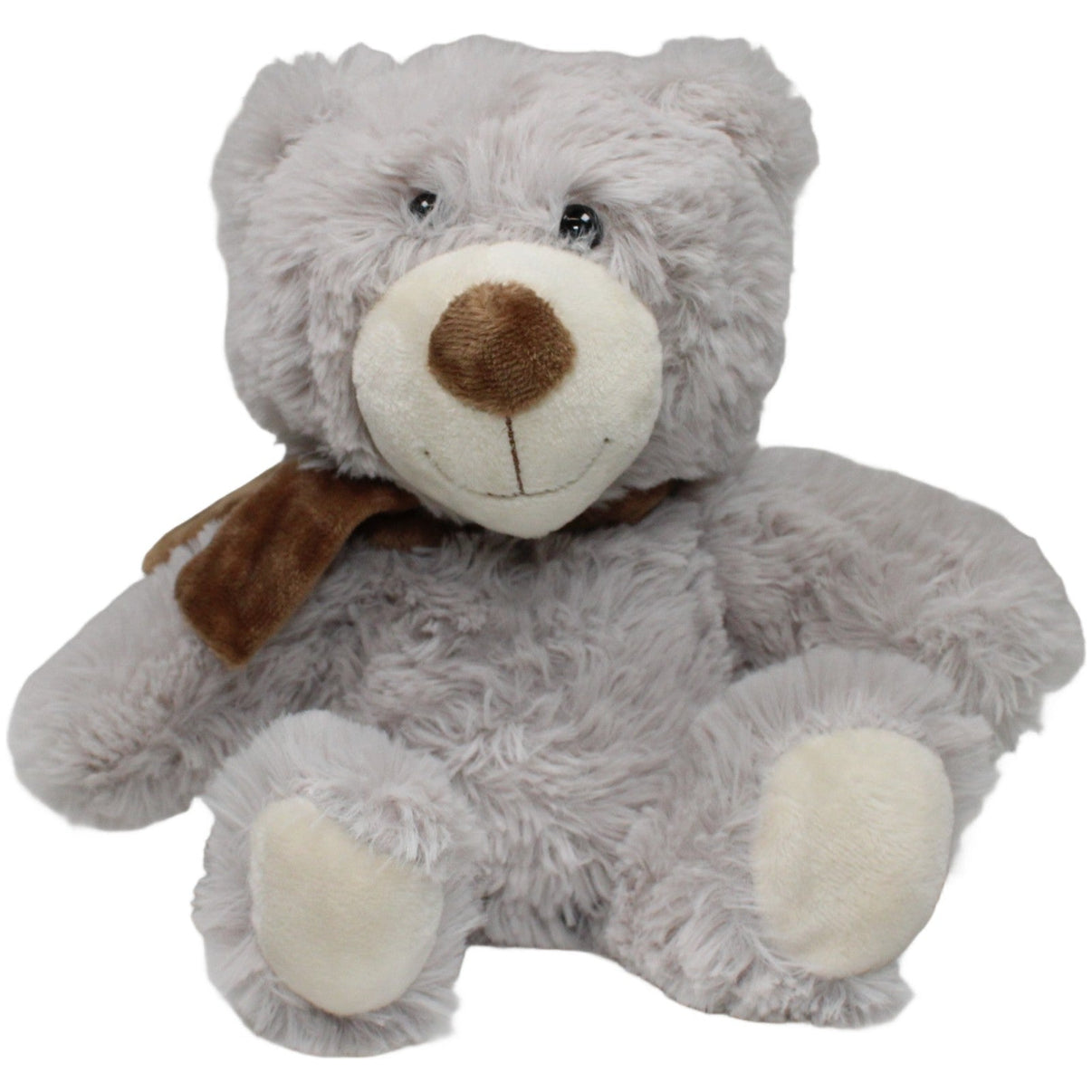 123000013356 TEDI Kuschelfreund, grauer Teddybär mit Schal Kuscheltier Kumpel Leo 30cm ebay - stofftiere Gebraucht