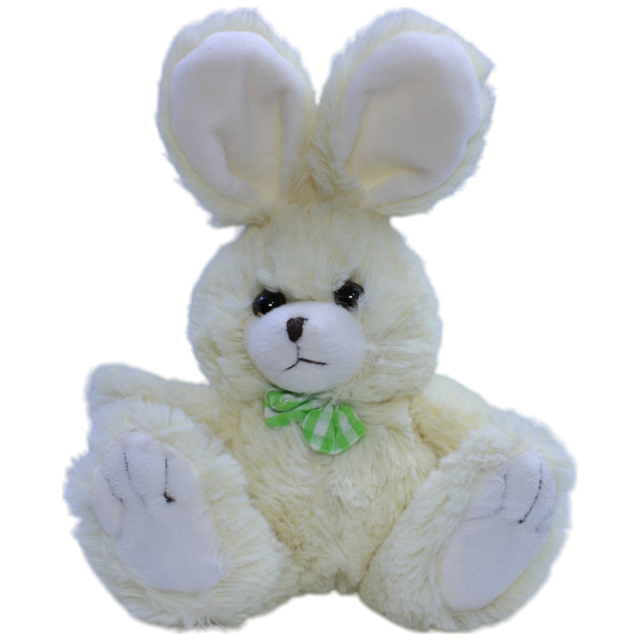 Hase mit Fliege sitzend, beige