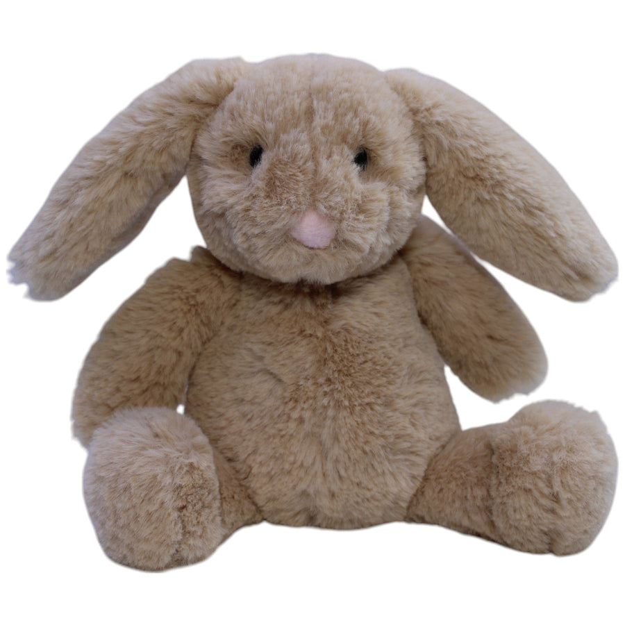 Superweicher Hase mit rosa Nase, beige