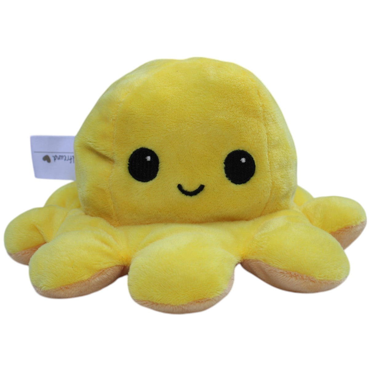 123000013425 TEDI Kuschelfreund Wendetier, Oktopus gelb/orange Kuscheltier Kumpel Leo Gebraucht Krake
