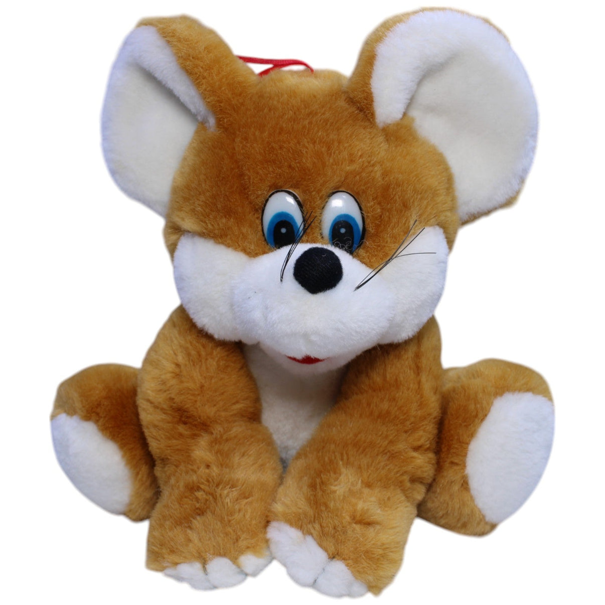 123000013460 Paul Hamburg Süße Maus, weiß - braun Kuscheltier Kumpel Leo Gebraucht
