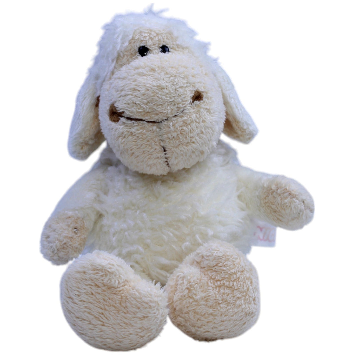 123000013463 NICI Schaf weiß, Jolly Mäh klein Kuscheltier Kumpel Leo Gebraucht Lamm