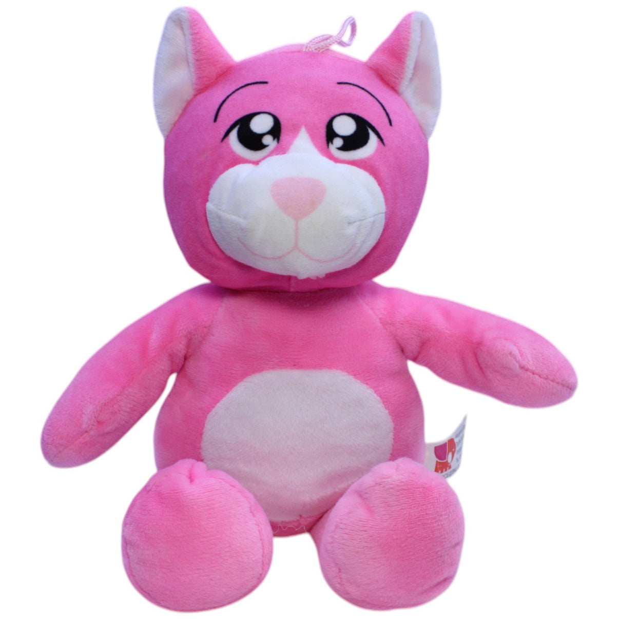 123000013514 Morgenroth Schlenker Katze, pink Kuscheltier Kumpel Leo Gebraucht