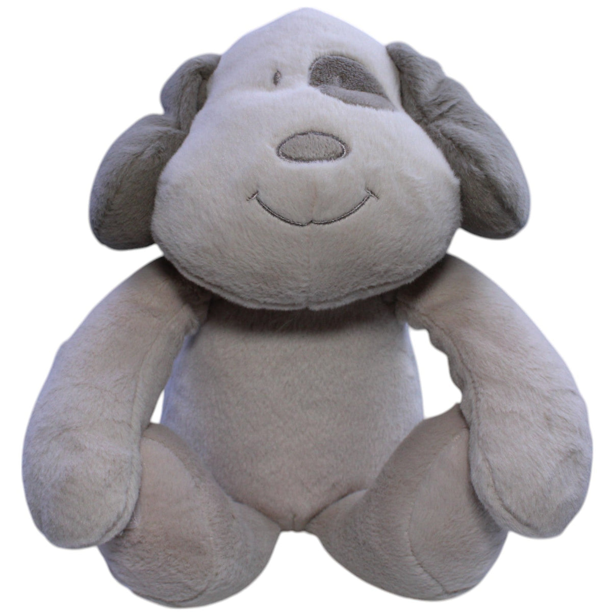 123000013543 HERMANN BIEDERLACK Hund mit Klett - Händen und Beinen Kuscheltier Kumpel Leo Gebraucht