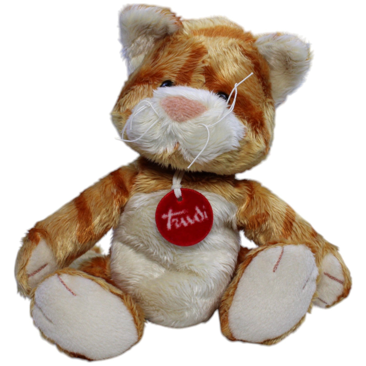 123000013595 Trudi Schlenker Katze, rot Kuscheltier Kumpel Leo Gebraucht