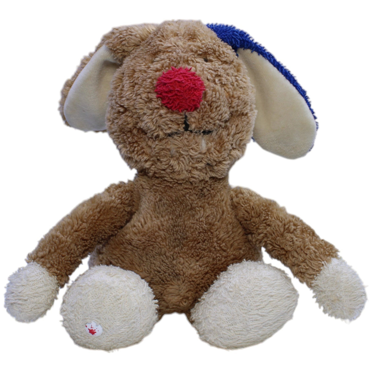 123000013614 Sigikid Der Hase mit der roten Nase und blauem Ohr Kuscheltier Kumpel Leo Gebraucht