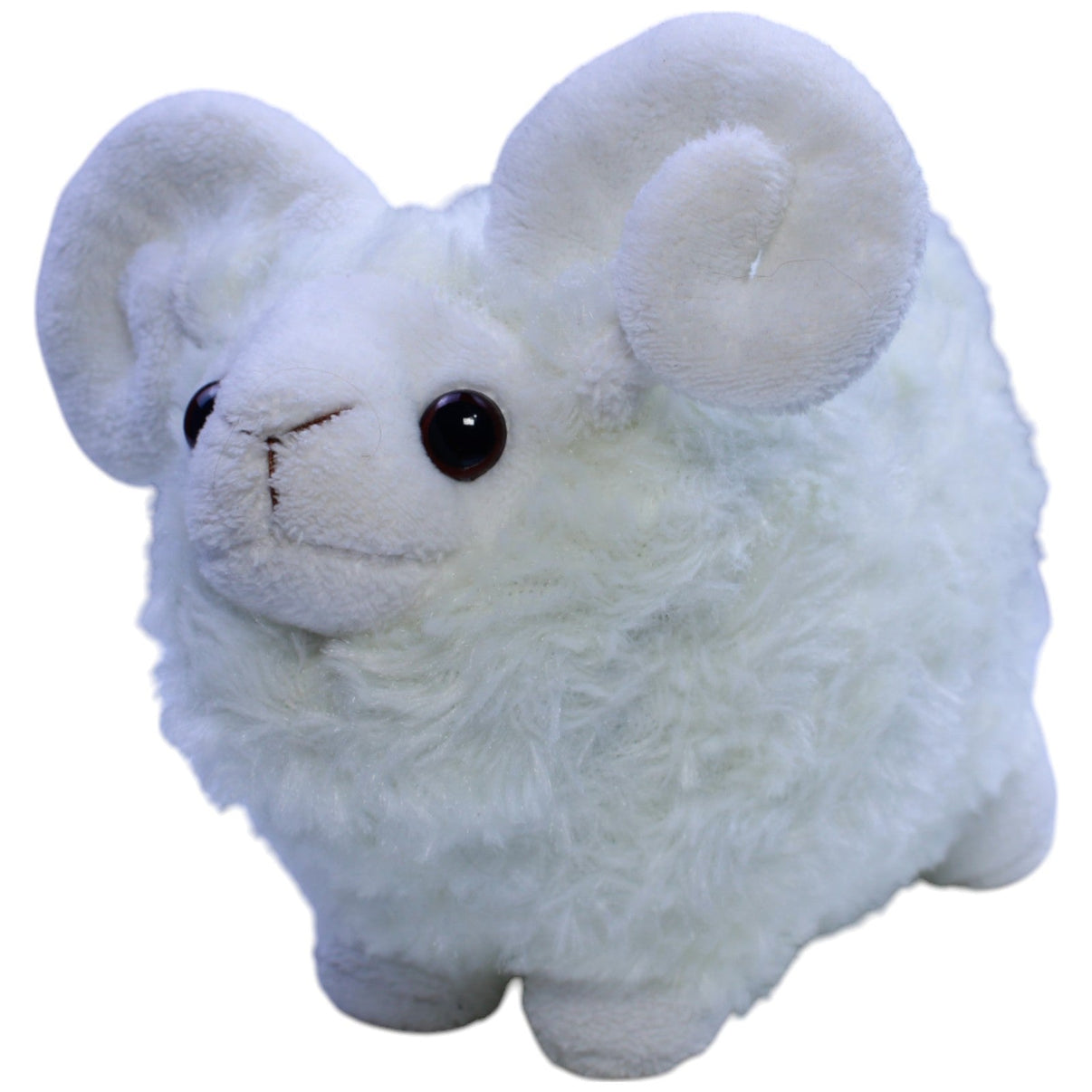 123000013636 Immenco Widder, weiß Kuscheltier Kumpel Leo Gebraucht Steinbock