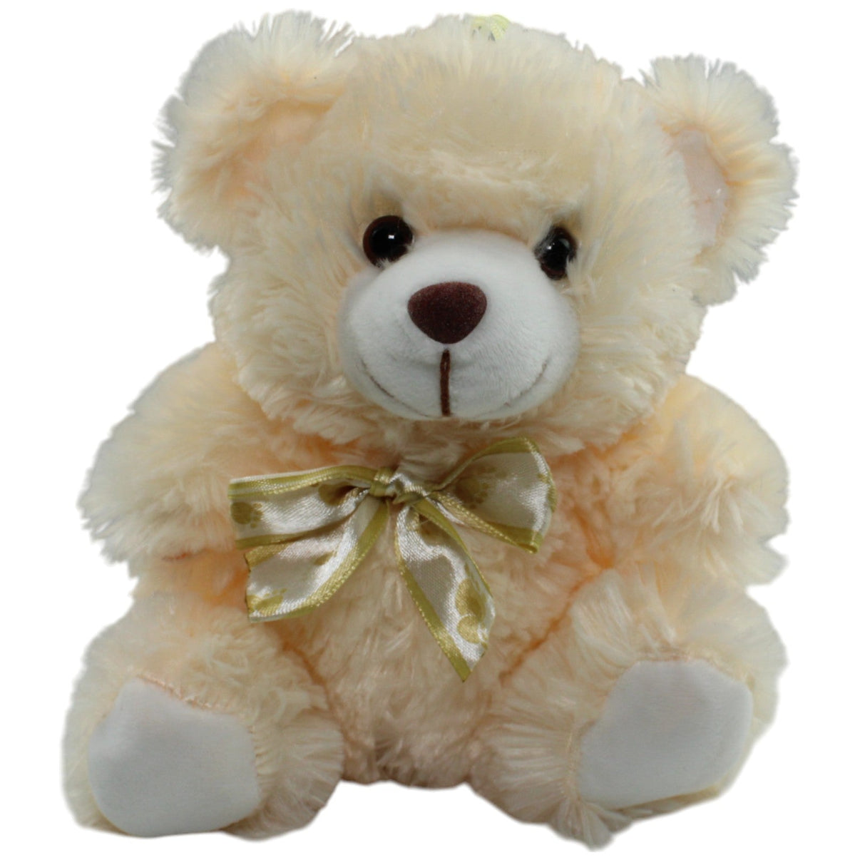 123000013660 Landahl & Baumann Heller Teddybär mit Schleife Kuscheltier Kumpel Leo Gebraucht Teddy Teddybär