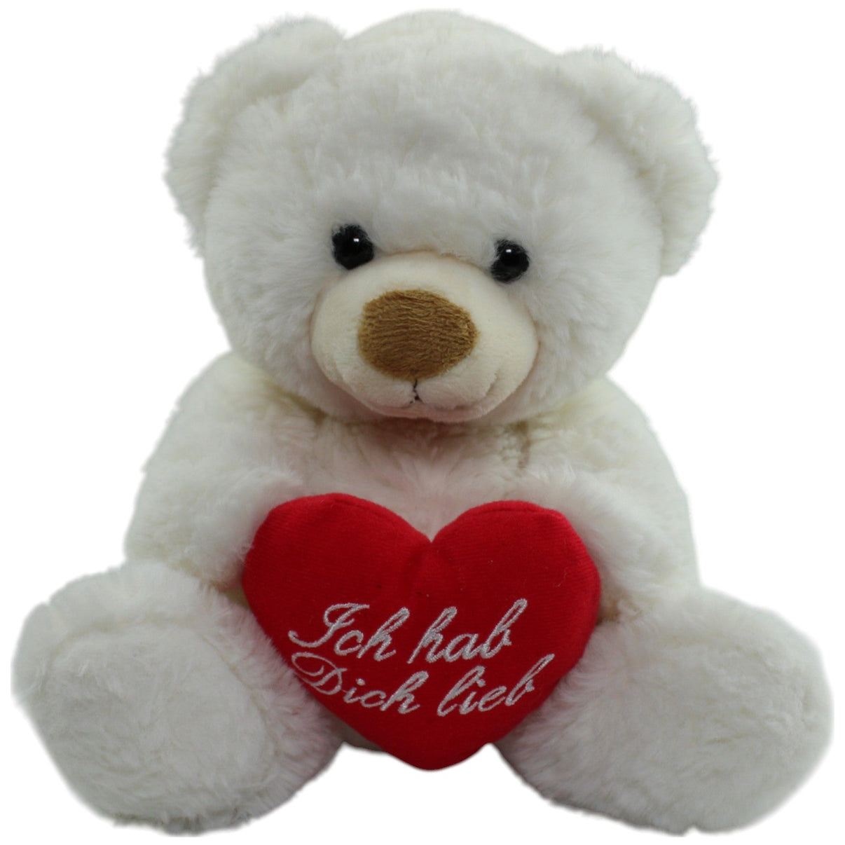123000013688 Bob der Bär Eisbär mit Herz "Ich hab dich lieb" Kuscheltier Kumpel Leo Gebraucht