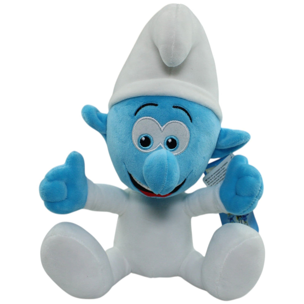 123000013821 PMS Baby Schlumpf aus Die Schlümpfe, sitzend Plüschfigur Kumpel Leo neu