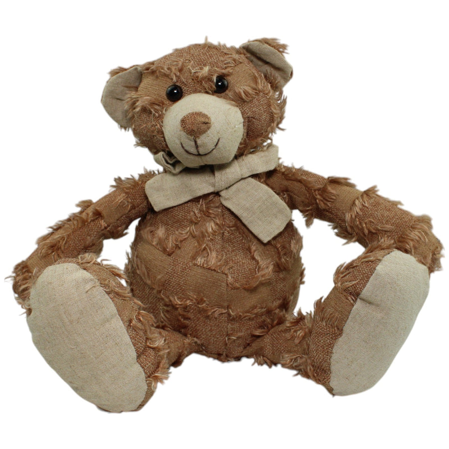 Patchwork Schlenker Teddybär, braun