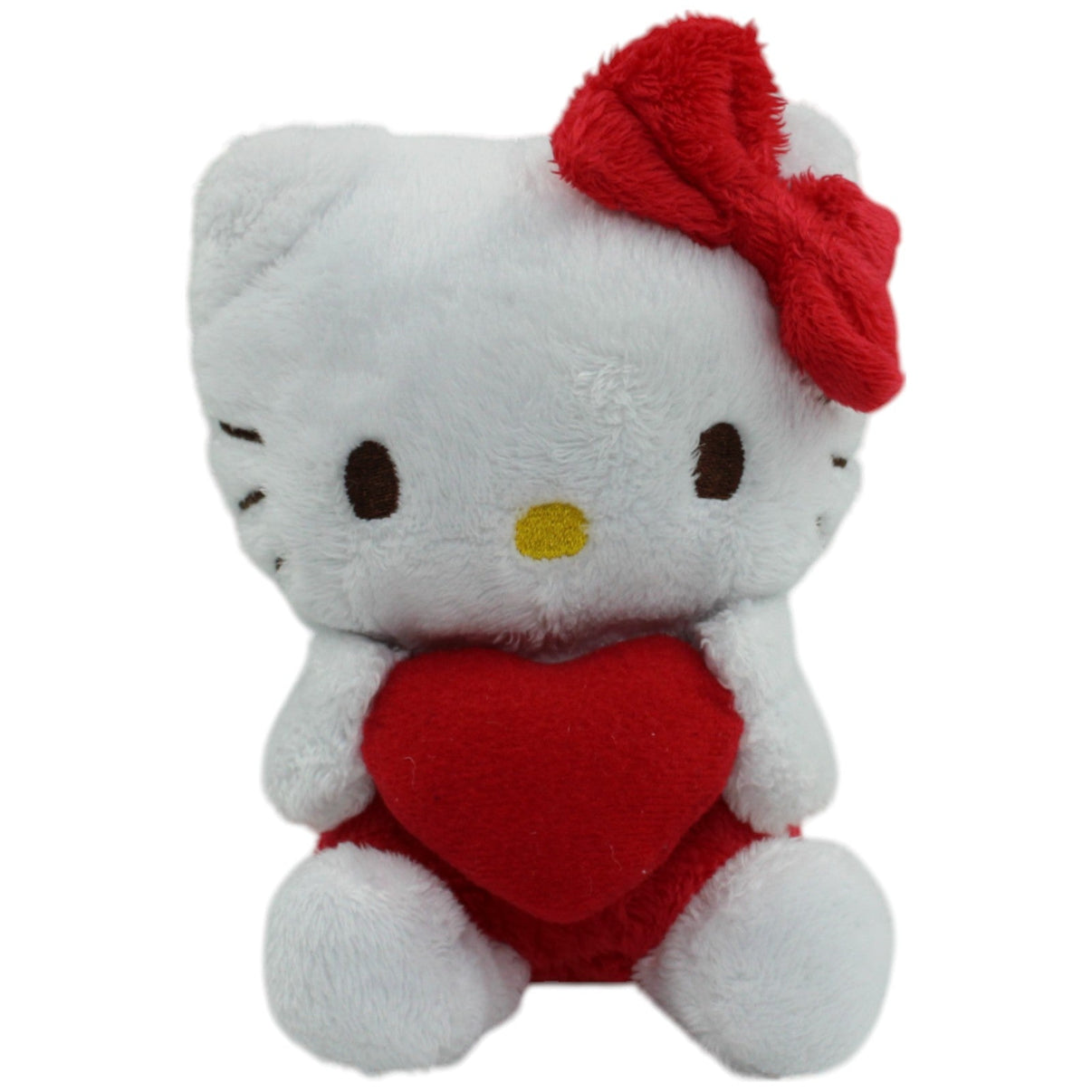 123000013858 Dolci Preziosi Hello Kitty, kleine Katze mit Herz in den Händen Kuscheltier Kumpel Leo Gebraucht