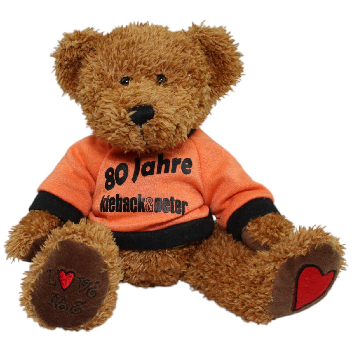 123000013864 Sunkid Teddy mit Pulli "80 Jahre "Kieback&Peter" Kuscheltier Kumpel Leo Gebraucht Teddy Teddybär