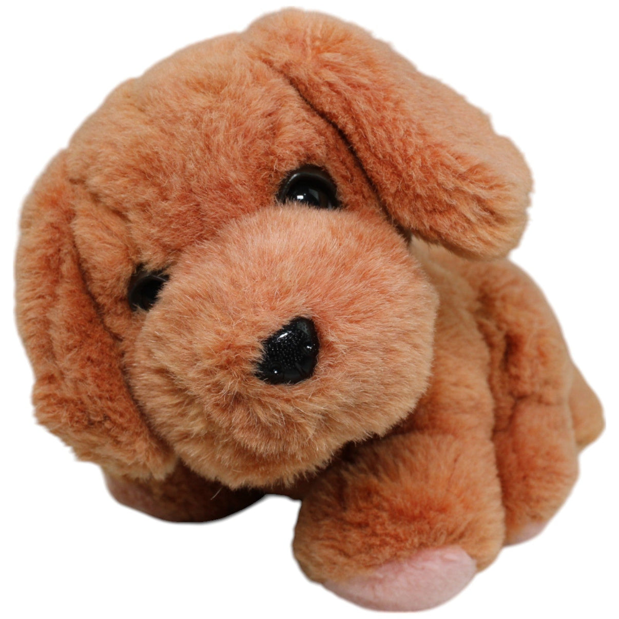 123000013895 Unbekannt Brauner Hund, sitzend Kuscheltier Kumpel Leo Gebraucht Hund