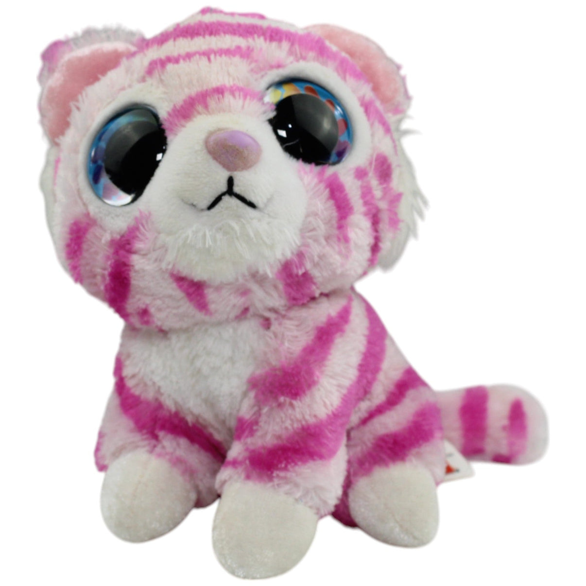 123000013916 Wild Republic Kleiner Tiger, rosa Kuscheltier Kumpel Leo Gebraucht Raubkatze
