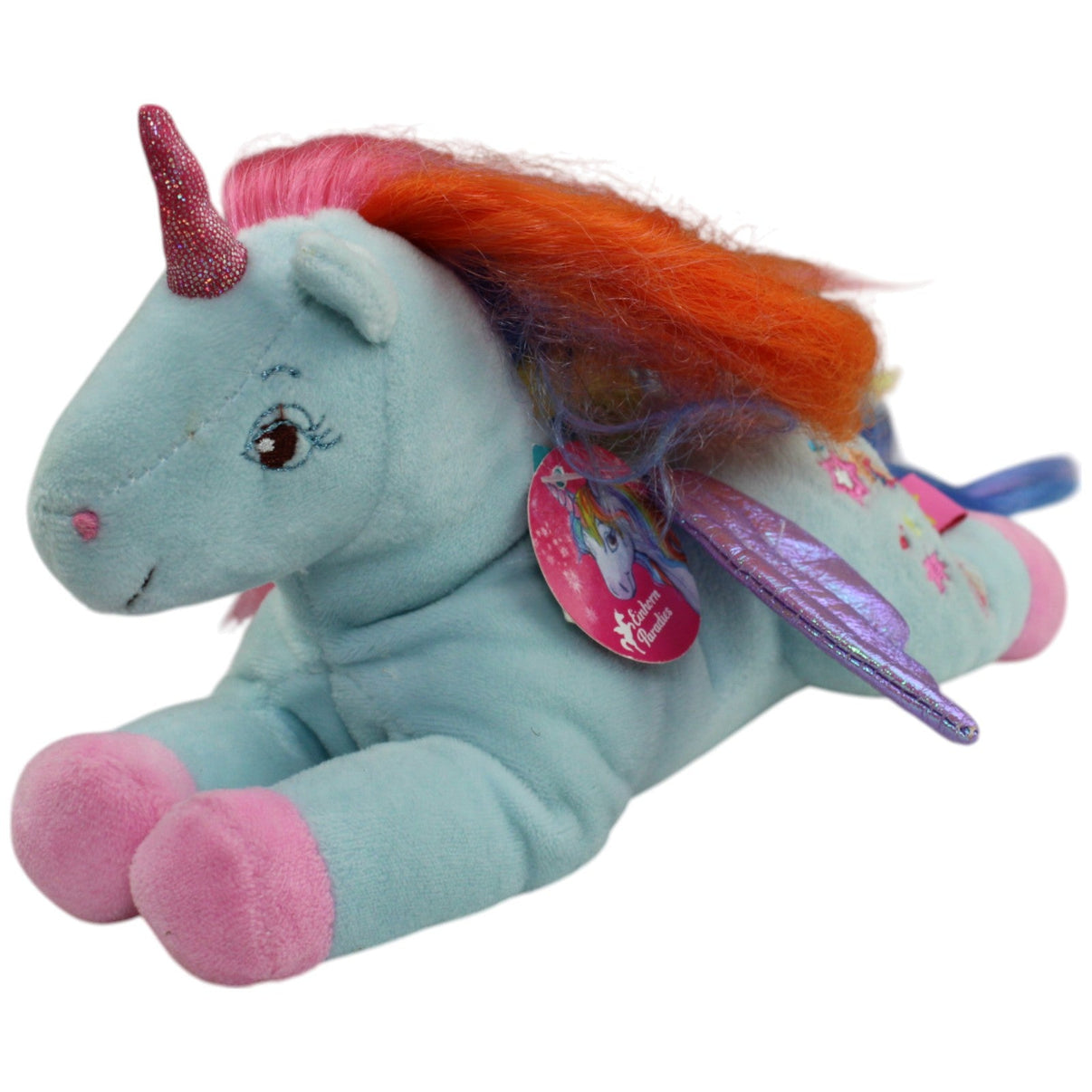 123000013926 Die Spiegelburg Kosmo aus Einhorn Paradies, liegend Kuscheltier Kumpel Leo Gebraucht